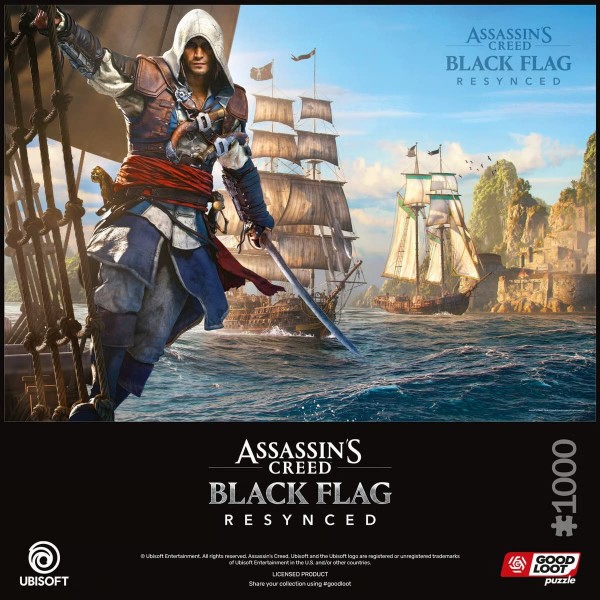 Фото - Пазлы (8+) Good Loot Assassin`s Creed Black Flag Resynced 1000 шт. (5908305251057)